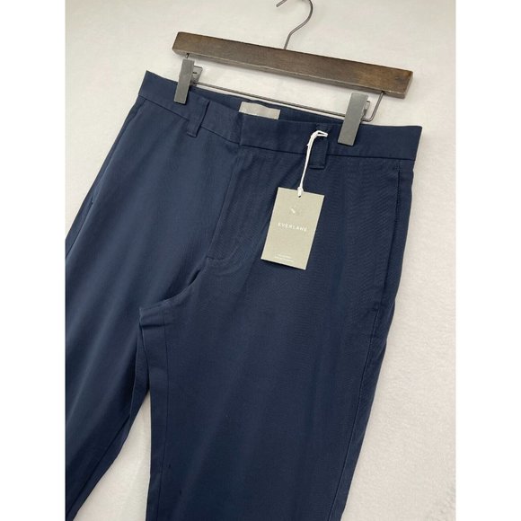 Everlane Performance Men's Chino Navy Blue Pants Size 32x30 Straight Leg NWT - Picture 2 of 9